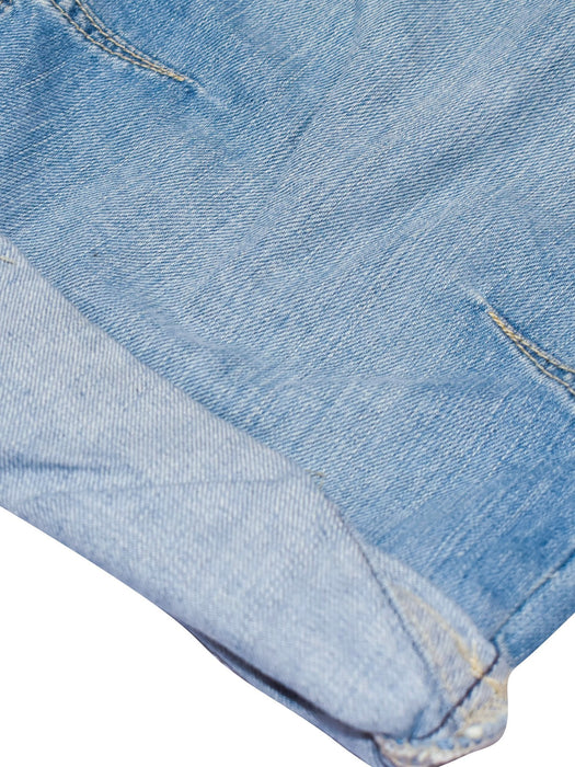 Dressmann Jeans Short For Men-Light Blue Faded-BR13507