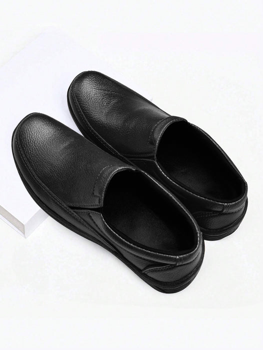 Men's Digger Shoes-Black-BR13412