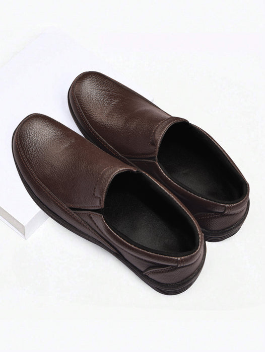 Men's Digger Shoes-Brown-BR13411