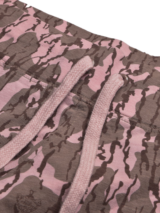 Mossy Oak Summer Plazzo Capri For Women-Pink with Allover Print-BR13735