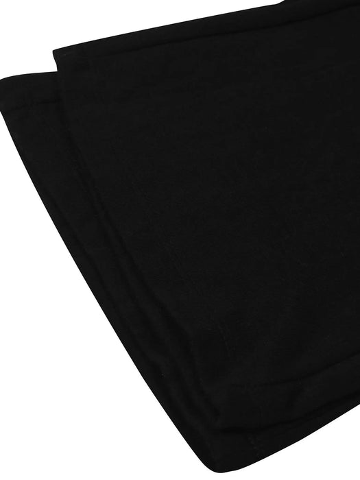 NK Fleece Regular Fit Trouser For Men-Black-RT1692