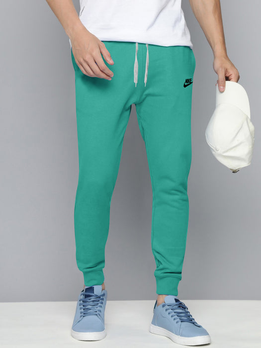 NK Terry Fleece Jogger Sweatpant For Men-Cyan Green-BR14584