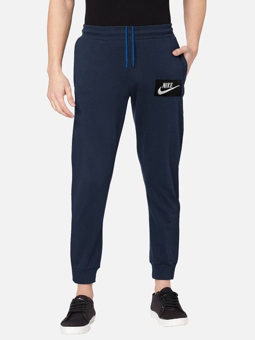 NK Terry Fleece Jogging Trouser For Men-Dark Navy-BR14305