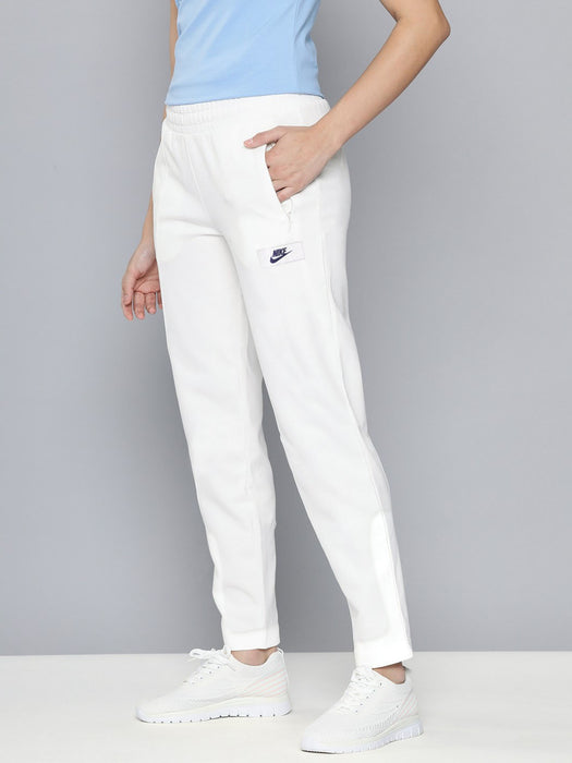 NK Terry Fleece Slim Fit Trouser For Women-White-BR14324