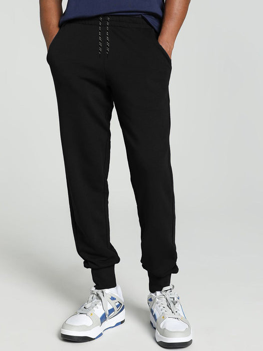 NXT Fleece Jogger Sweatpant For Men-Black-BR14538