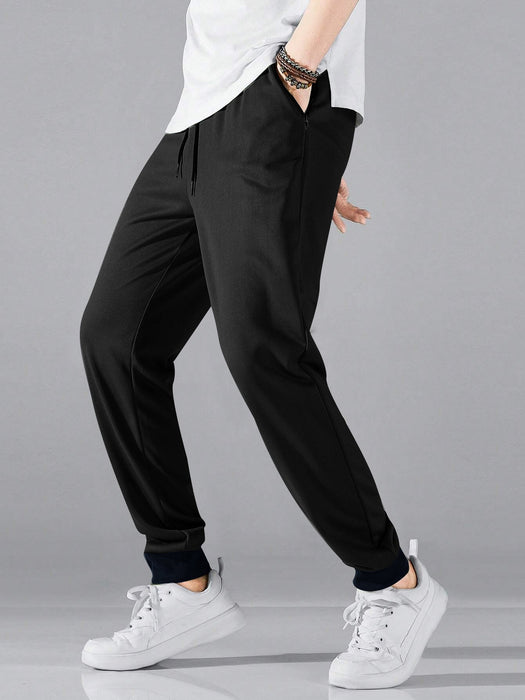 NXT Fleece Jogger Sweatpant For Men-Black-BR14545