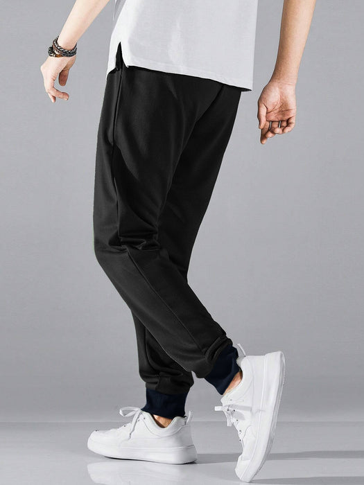 NXT Fleece Jogger Sweatpant For Men-Black-BR14545