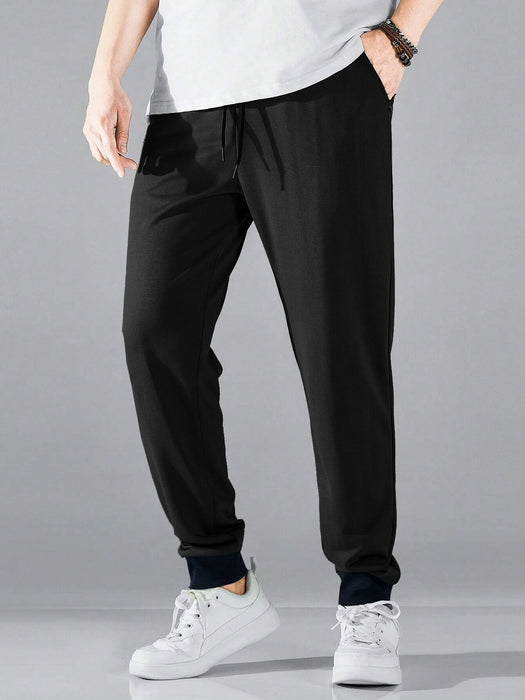 NXT Fleece Jogger Sweatpant For Men-Black-BR14545