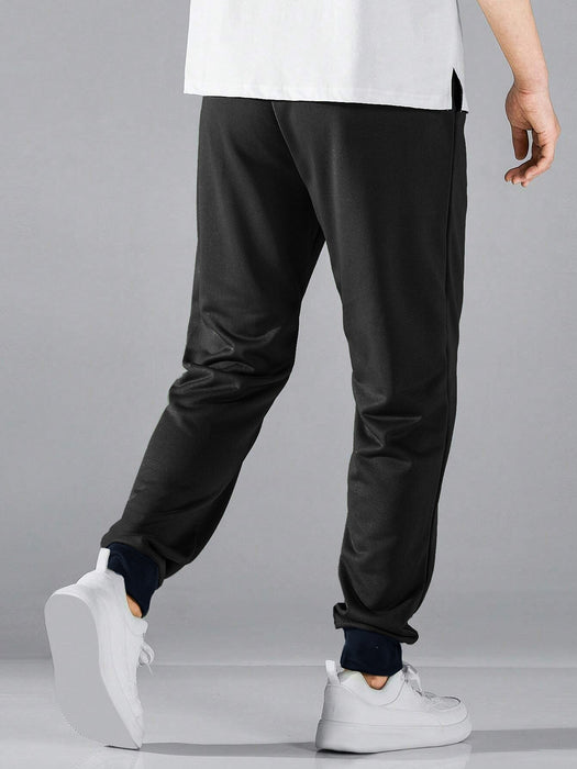 NXT Fleece Jogger Sweatpant For Men-Black-BR14545