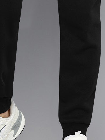 NXT Fleece Jogger Sweatpant For Men-Black-BR14533