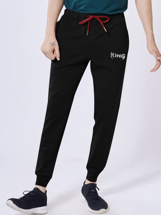 NXT Fleece Jogger Sweatpant For Men-Black-BR14564