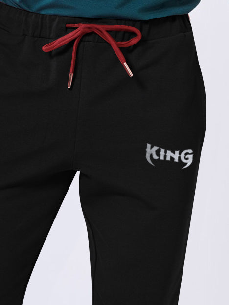NXT Fleece Jogger Sweatpant For Men-Black-BR14564