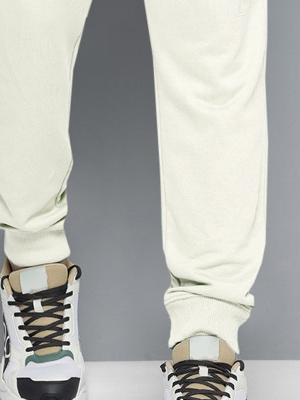 NXT Fleece Jogger Sweatpant For Men-Cream-BR14547