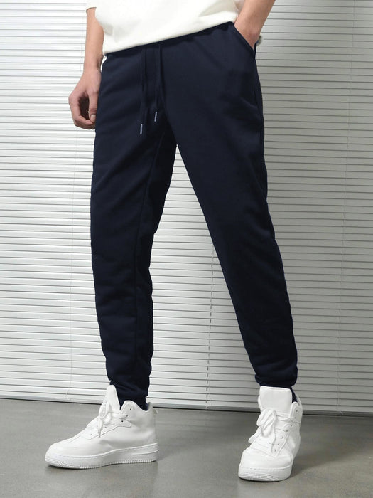 NXT Fleece Jogger Sweatpant For Men-Dark Navy-BR14540