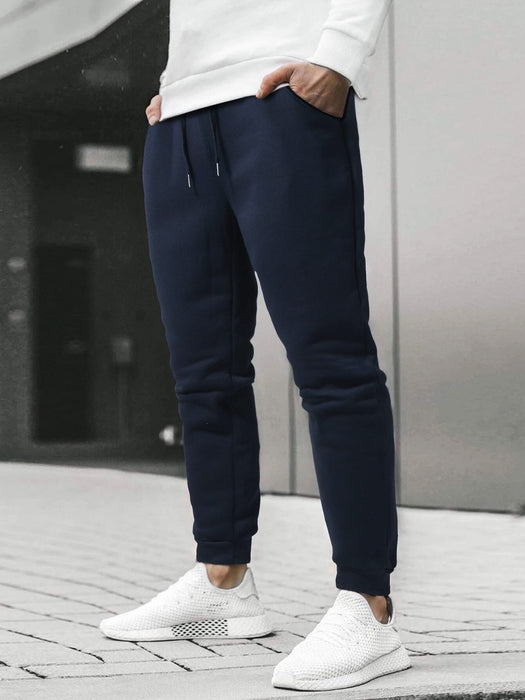 NXT Fleece Jogger Sweatpant For Men-Dark Navy-BR14544