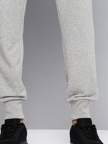 NXT Fleece Jogger Sweatpant For Men-Grey Melange-BR14537