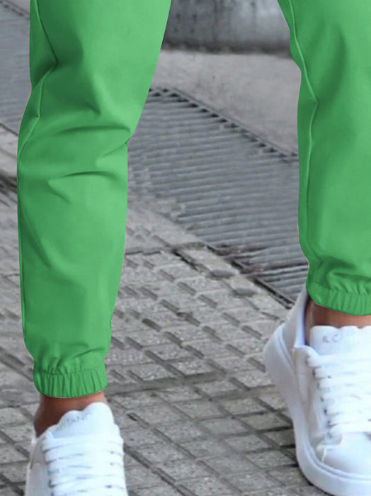 NXT Fleece Jogger Sweatpant For Men-Light Green-BR14541