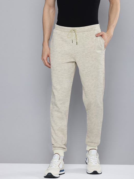 NXT Fleece Jogger Sweatpant For Men-Off White Melange-BR14539