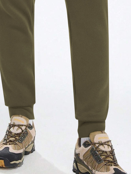 NXT Fleece Jogger Sweatpant For Men-Olive Green-BR14593