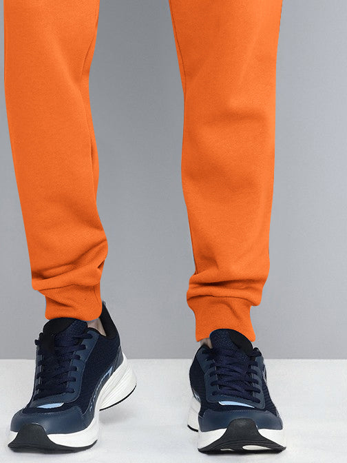 NXT Fleece Jogger Sweatpant For Men-Orange-BR14549