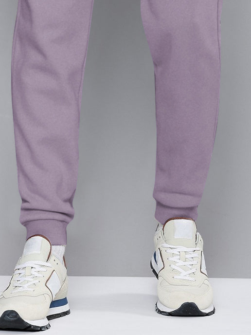 NXT Terry Fleece Jogger Sweatpant For Men-Light Purple-BR14581