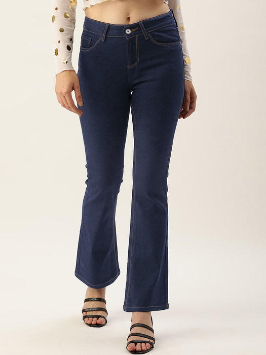 Next Bootcut Jeans For Ladies-Dark Blue-BR13582