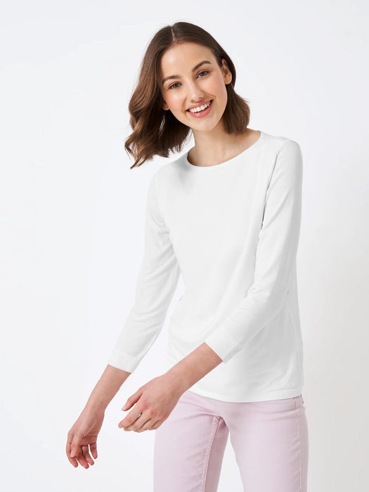 Next Long Sleeve Shirt For Women-White-BR13724