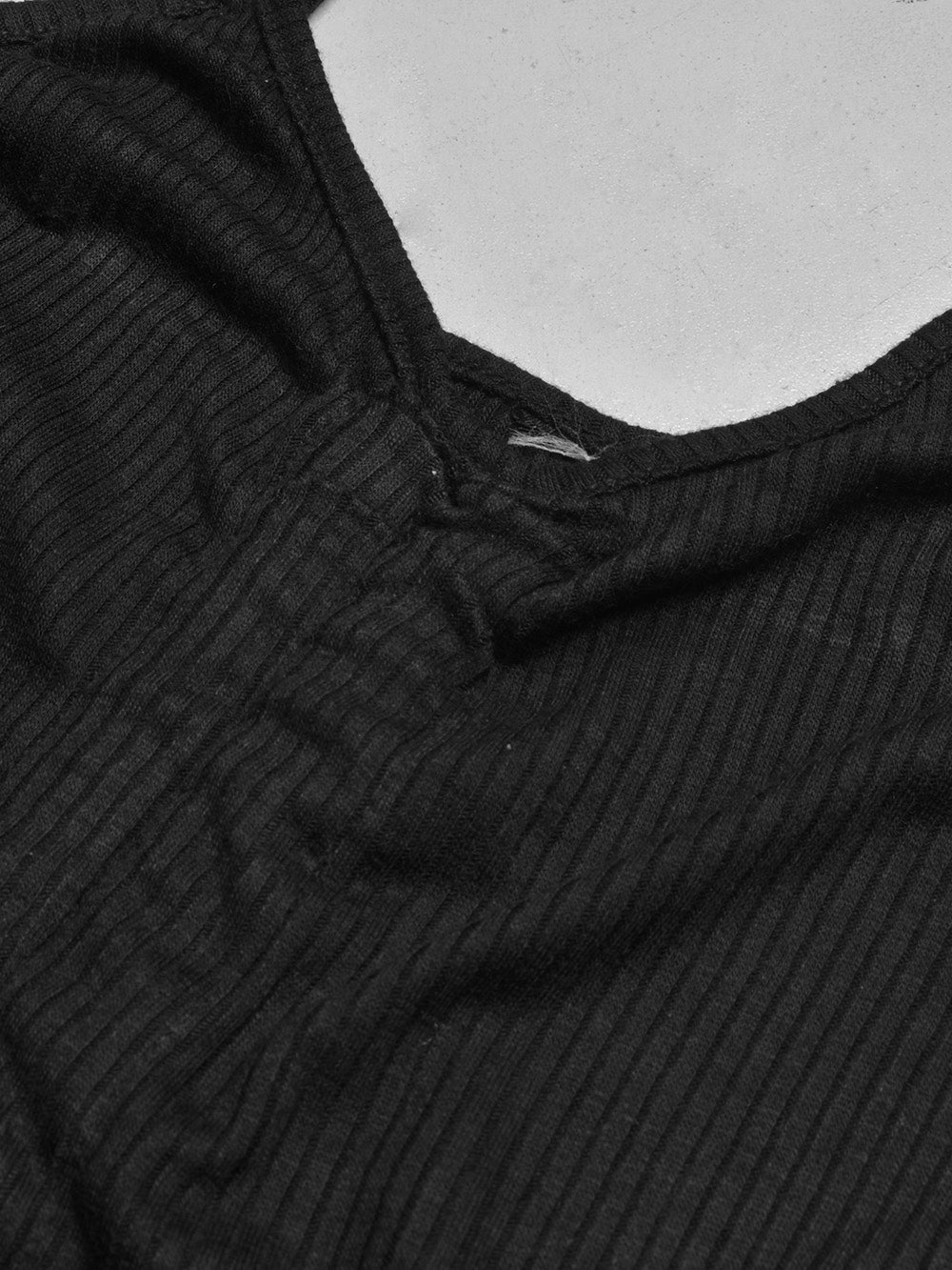 Next Ribbed Strappy Butterfly Top For Baby Gilrs-Black-BR13289