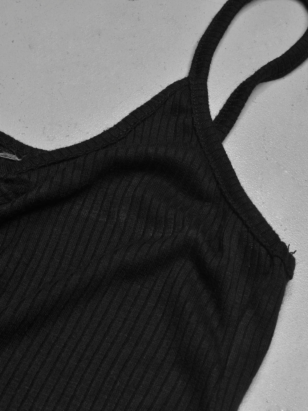 Next Ribbed Strappy Butterfly Top For Baby Gilrs-Black-BR13289