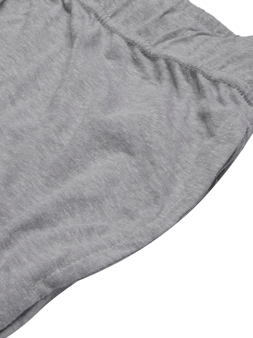 Next Single Jersey Lounge Short For Men-Grey Melange-BR13234