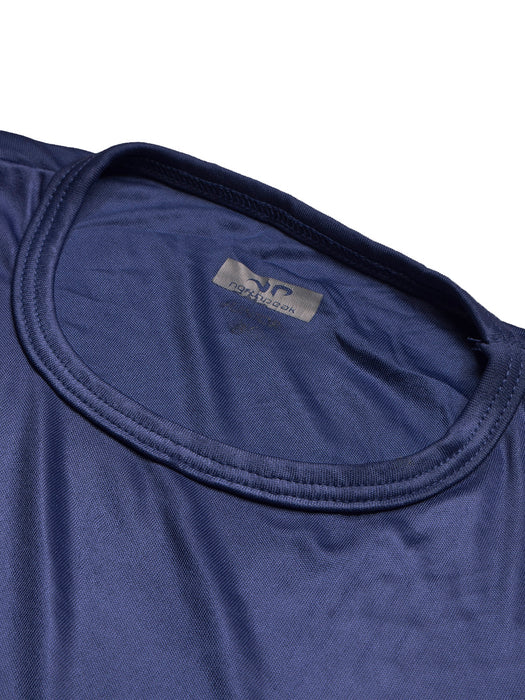 North Peak Crew Neck T Shirt For Boys-Cornflower Blue-BR13543