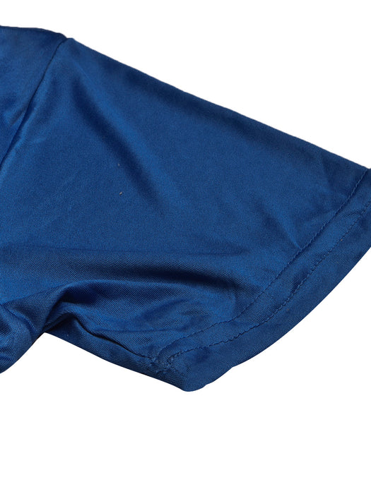 North Peak Crew Neck T Shirt For Men-Dark Blue-BR13543