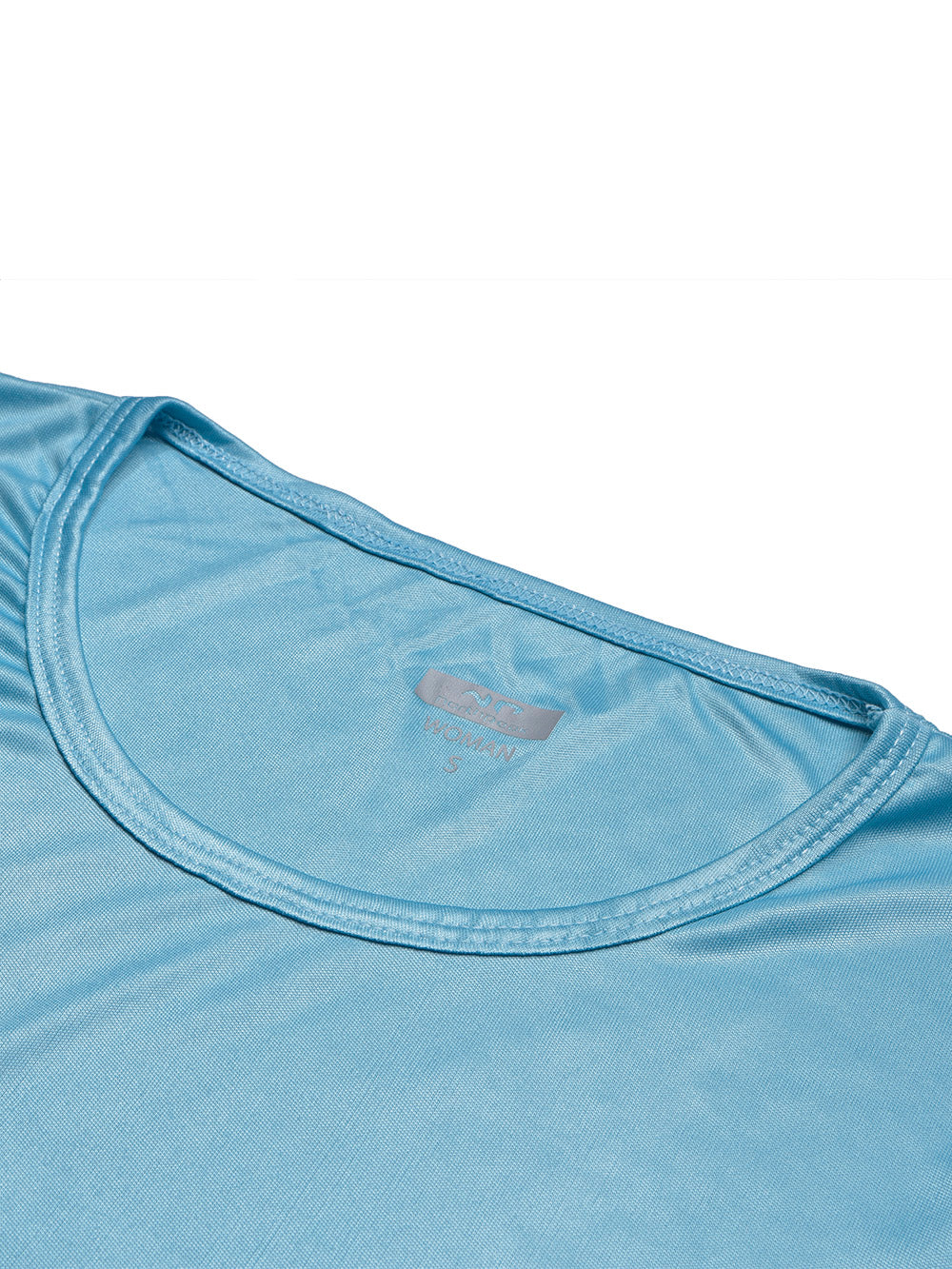 North Peak Crew Neck T Shirt For Women-Sky-BR13540