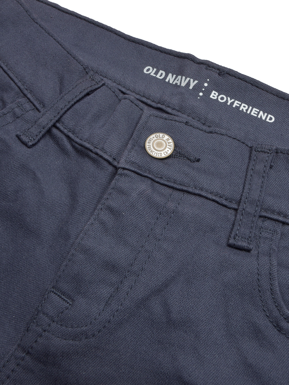 Old Navy Cotton Denim Short For Women-Dark Blue-BR13520