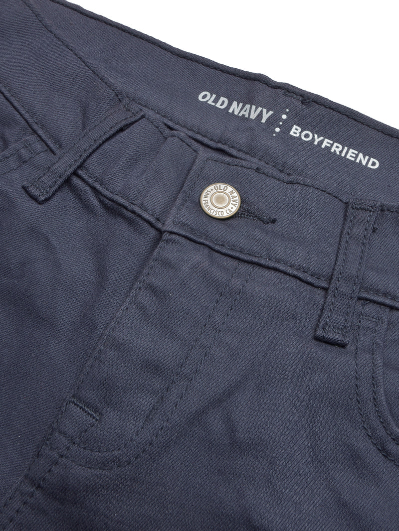 Old Navy Cotton Denim Short For Women-Dark Blue-BR13520