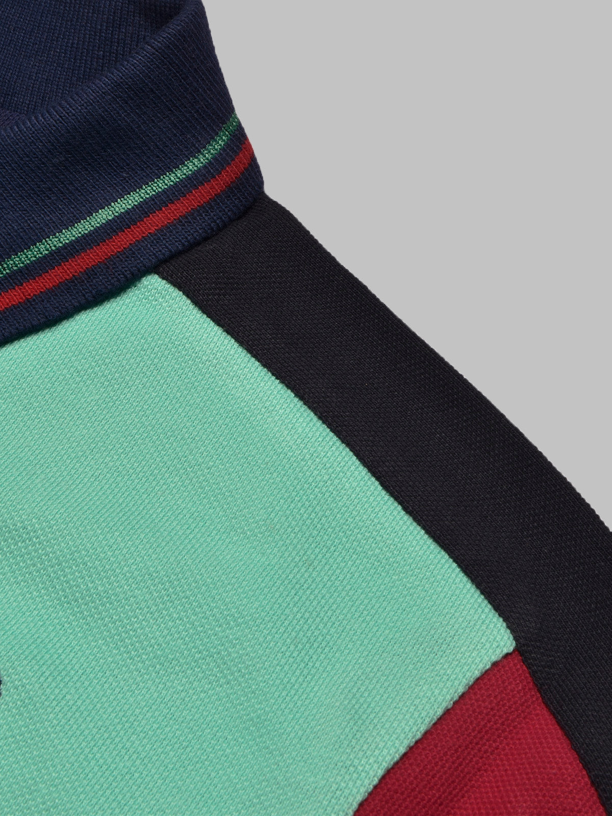 PRL Stylish Pique Summer Polo For Men-Green with Red-BR13010