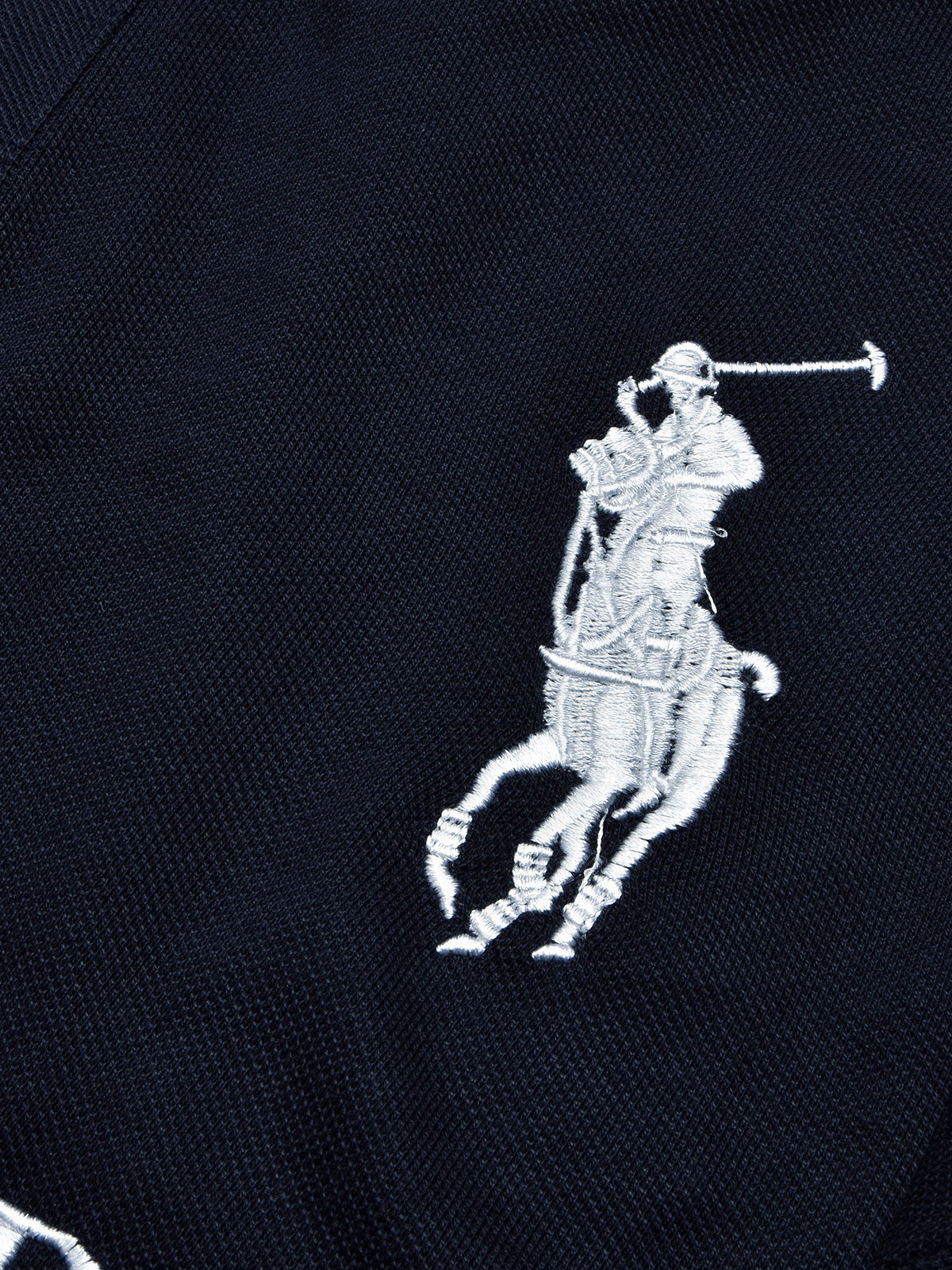 PRL Stylish Pique Summer Polo For Men-Navy with White-BR13006