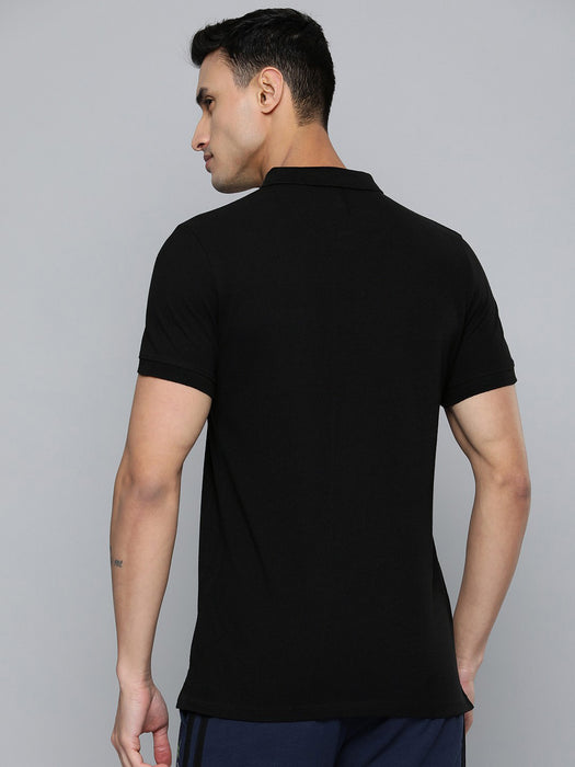 PYPR Summer Solid Polo Shirt For Men-Black-BE1588/BR13819