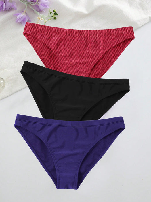 Pack Of 3 Bikini Bottom For Ladies-BE3357/BR15796