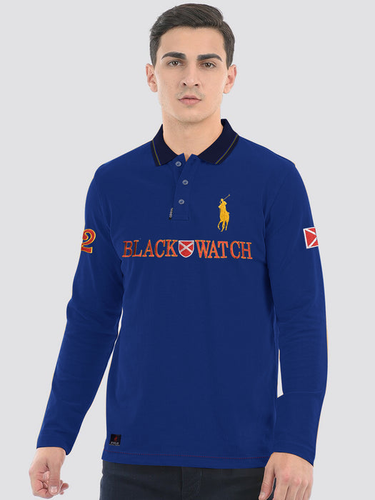 Polo Ralphlaurn Long Sleeve Polo Shirt For Men-Blue-BR13451