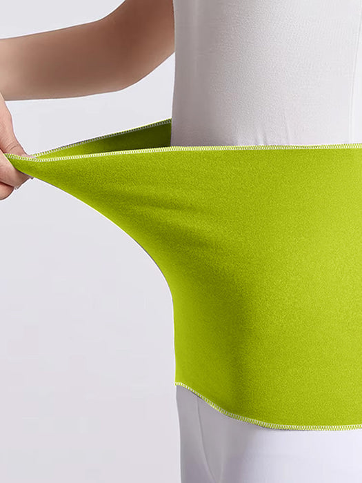 Preimium Quality Fitness Elastic Belt-Lime Green-LV413