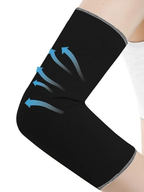 Premium Quality Elbow Healing Pair Pads-Black-LV422