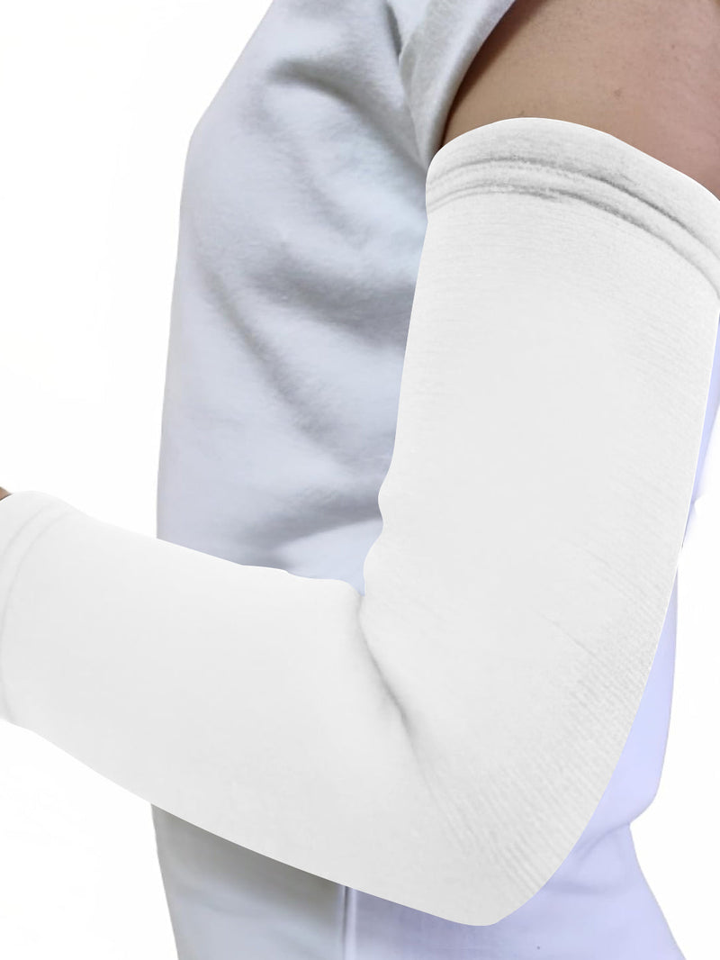 Premium Quality Elbow Healing Pair Pads-White-LV543
