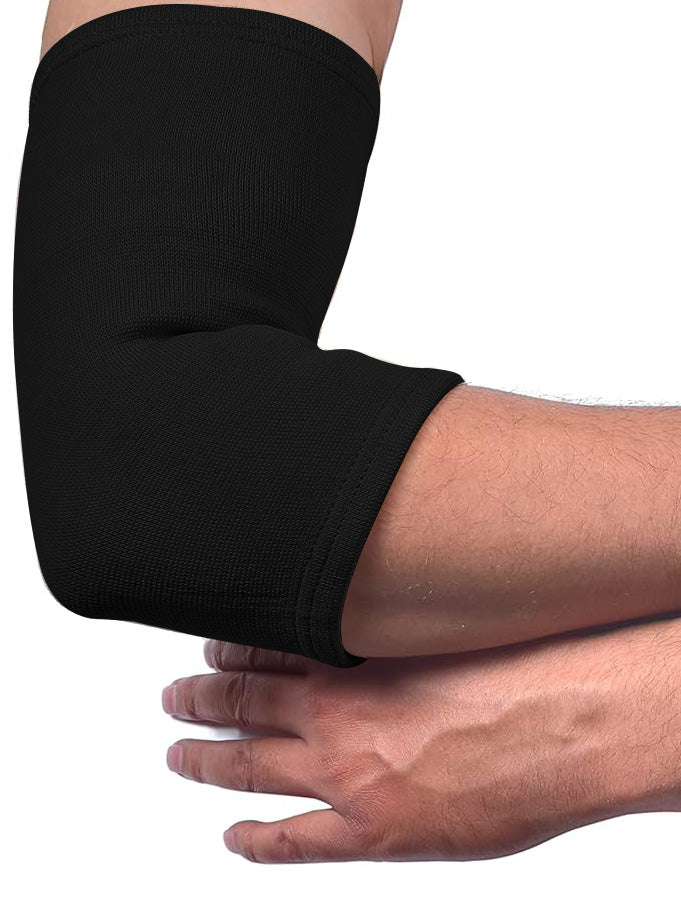 Premium Quality Elbow Support Pair Pads-Black-LV427