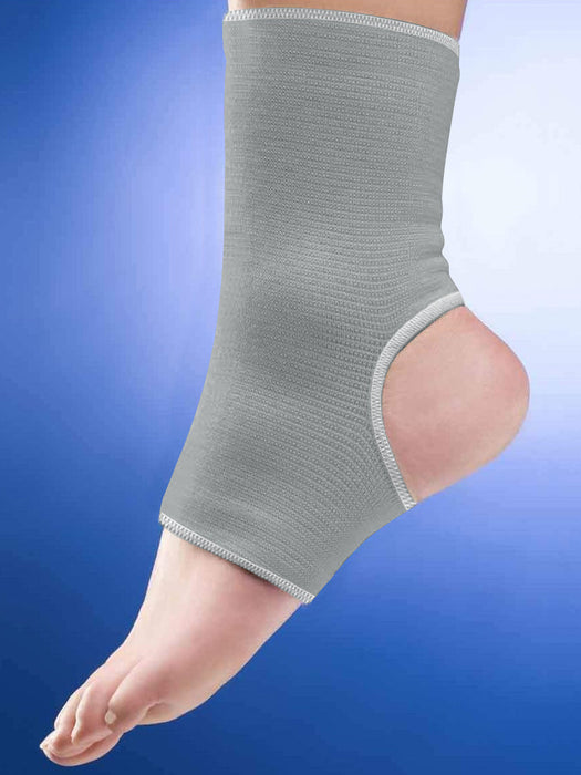 Premium Quality Foot Elsatic Guards Pair-Grey-LV478