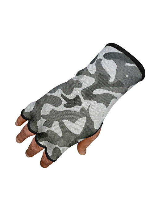 Single Right Hand Premium Quality Half Hand Gloves-Camouflage-LV458
