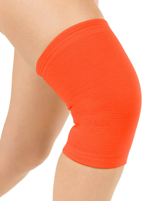 Premium Quality Knee Protection Pair Pads-Flourscent Orange-LV404