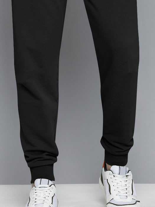 RBK Fleece Jogger Sweatpant For Men-Black-BR14571