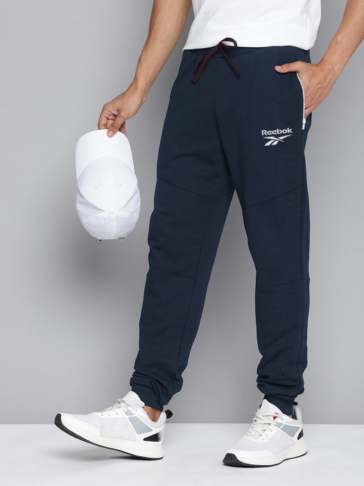 RBK Terry Fleece Jogger Sweatpant For Men-Navy-BR14562