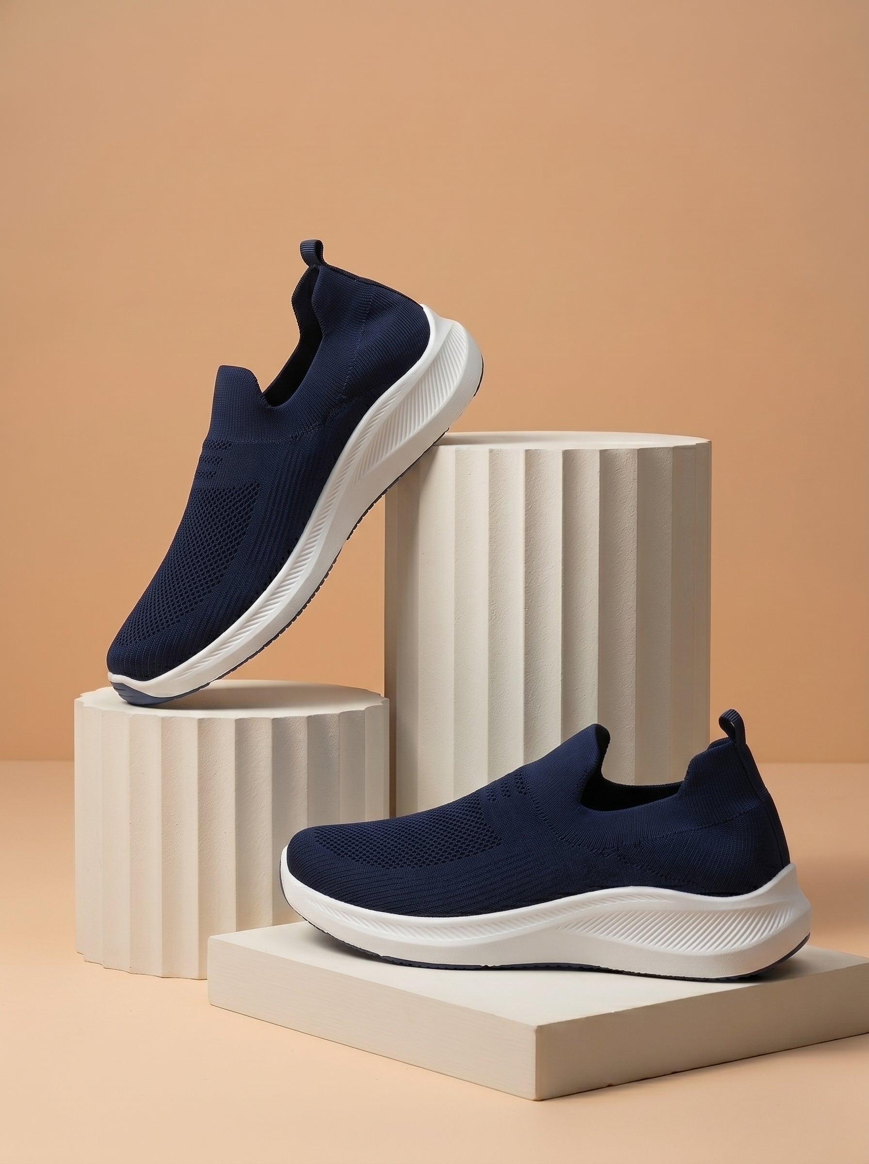Classic Jogger Shoes For Men-Navy-BE5499